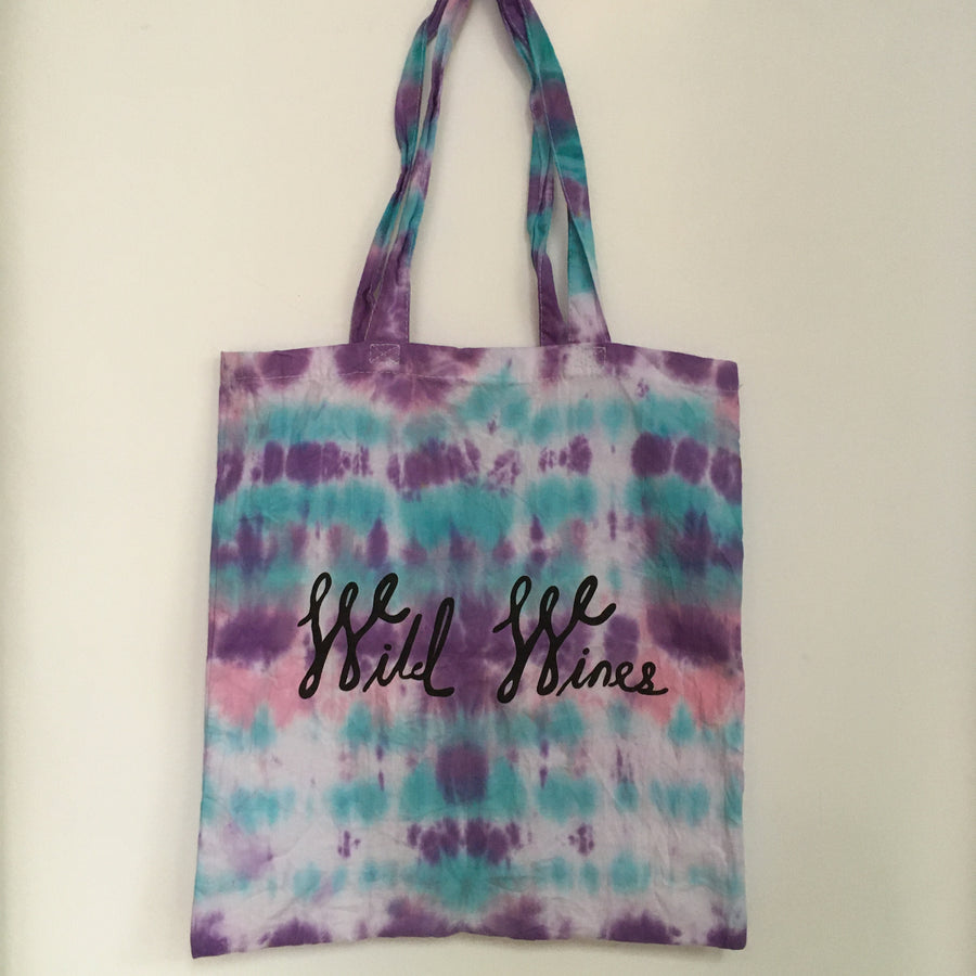 Wild Wines Shopping Tote - Tie Dye #13