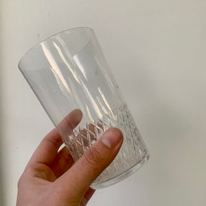 Set of 5 glass cups