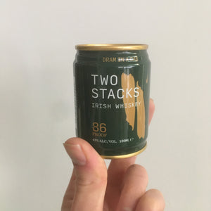 ‘Dram In a Can’ Two Stacks Irish Whiskey · 100ml